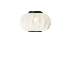 Made By Hand - Loftlampe/Væglampe - Knit-Wit 45 Oval - Pearl White