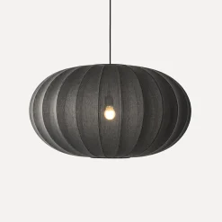 Made By Hand - Pendel - Knit-Wit 76 Oval Pendant - Black