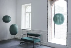 Made By Hand - Pendel - Knit-Wit 76 Oval Pendant LED - Tweed Green