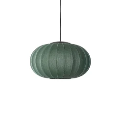 Made By Hand - Pendel - Knit-Wit 57 Oval Pendant LED - Tweed Green