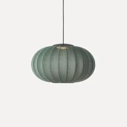 Made By Hand - Pendel - Knit-Wit 57 Oval Pendant LED - Tweed Green