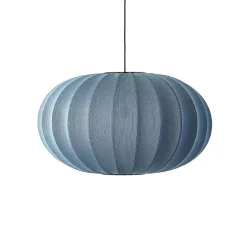 Made By Hand - Pendel - Knit-Wit 76 Oval Pendant - Blue Stone