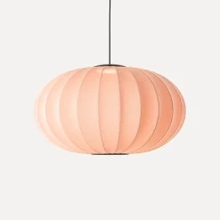 Made By Hand - Pendel - Knit-Wit 76 Oval Pendant - Coral