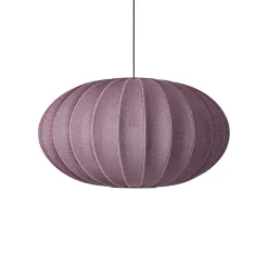 Made By Hand - Pendel - Knit-Wit 76 Oval Pendant - Burgundy