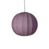 Made By Hand - Pendellampe - Knit-Wit 60 Round Pendant LED - Burgundy
