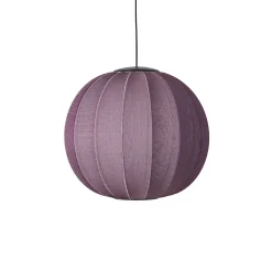 Made By Hand - Pendellampe - Knit-Wit 60 Round Pendant LED - Burgundy