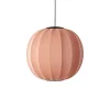 Made By Hand - Pendellampe - Knit-Wit 60 Round Pendant LED - Coral