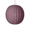 Made By Hand - Pendellampe - Knit-Wit 75 Round Pendant - Burgundy