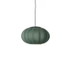 Made By Hand - Pendellampe - Knit-Wit 45 Oval Pendant LED - Tweed Green