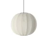 Made By Hand - Pendellampe - Knit-Wit 60 Round Pendant - Pearl White