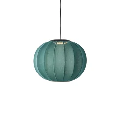 Made By Hand - Pendellampe - Knit-Wit 45 Round Pendant LED - Seagrass