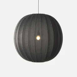 Made By Hand - Pendellamper - Knit-Wit 75 Round Pendant - Black