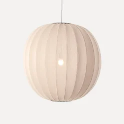 Made By Hand - Pendellampe - Knit-Wit 75 Round Pendant - Sand Stone