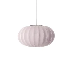 Made By Hand - Pendellampe - Knit-Wit 57 Oval Pendant - Light Pink