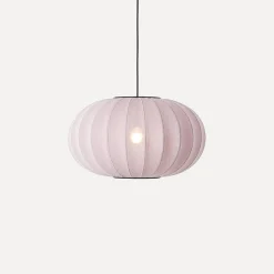 Made By Hand - Pendellampe - Knit-Wit 57 Oval Pendant - Light Pink