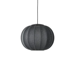 Made By Hand - Pendellampe - Knit-Wit 45 Round Pendant LED - Black