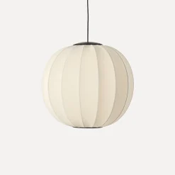 Made By Hand - Pendellampe - Knit-Wit 60 Round Pendant LED - Pearl White