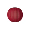 Made By Hand - Pendellampe - Knit-Wit 60 Round Pendant LED - Maple Red