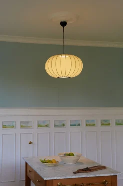 Made By Hand - Pendellampe - Knit-Wit 45 Oval Pendant LED - Pearl White