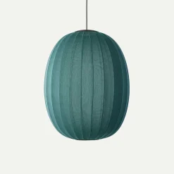 Made By Hand - Pendellampe - Knit-Wit 65 High Oval Pendant LED - Seagrass