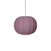 Made By Hand - Pendellampe - Knit-Wit 45 Round Pendant - Burgundy