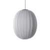 Made By Hand - Pendellampe - Knit-Wit 65 High Oval Pendant LED - Silver