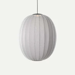 Made By Hand - Pendellampe - Knit-Wit 65 High Oval Pendant LED - Silver