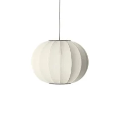 Made By Hand - Pendellampe - Knit-Wit 45 Round Pendant - Pearl White