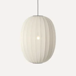 Made By Hand - Pendellampe - Knit-Wit 65 High Oval Pendant - Pearl White