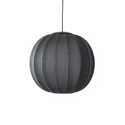 Made By Hand - Pendellampe - Knit-Wit 60 Round Pendant LED - Black
