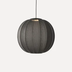 Made By Hand - Pendellampe - Knit-Wit 60 Round Pendant LED - Black