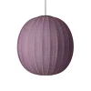 Made By Hand - Pendellampe - Knit-Wit 75 Round Pendant LED - Burgundy