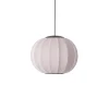 Made By Hand - Pendellampe - Knit-Wit 45 Round Pendant LED - Light Pink