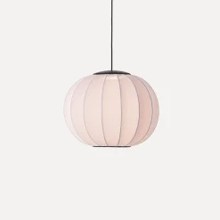 Made By Hand - Pendellampe - Knit-Wit 45 Round Pendant LED - Light Pink