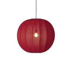 Made By Hand - Pendellampe - Knit-Wit 60 Round Pendant - Maple Red