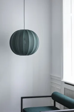 Made By Hand - Pendellampe - Knit-Wit 45 Round Pendant - Tweed Green