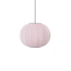 Made By Hand - Pendellampe - Knit-Wit 45 Round Pendant - Light Pink