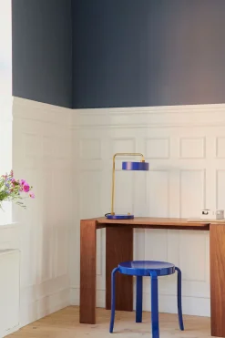 Made By Hand - Petite Machine Table Lamp - Royal Blue