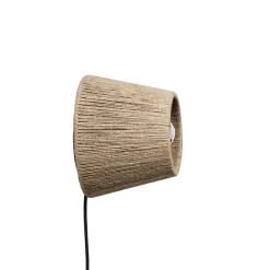 Made By Hand - Væglampe - Ro Wall Closed - Jute