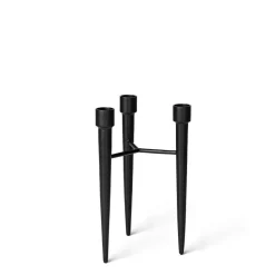 Mater - Spike lysestage - Sort støbejern