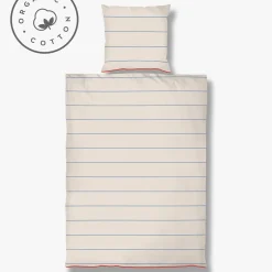 Mette Ditmer - ALIGN-sengesæt - Cobalt/Sand - W140 x L220 cm