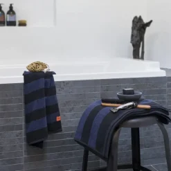 Mette Ditmer - AROS gæstehåndklæde (2-pack) - Midnight Blue