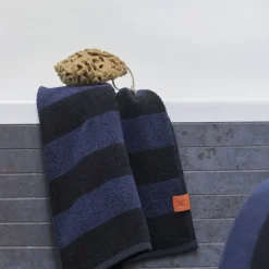 Mette Ditmer - AROS gæstehåndklæde (2-pack) - Midnight Blue