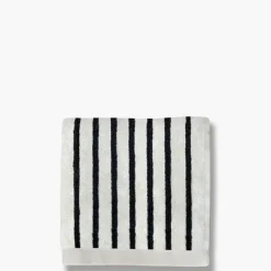 Mette Ditmer - BOUDOIR - Håndklæde, sort/hvid, smalle striber