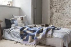 Mette Ditmer - DIAGONAL-sengesæt - Light grey/Sand - W140 x L200 cm