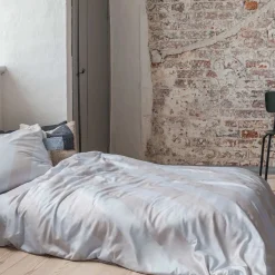 Mette Ditmer - DIAGONAL-sengesæt - Light grey/Sand - W140 x L220 cm