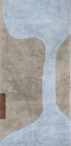 Mette Ditmer - FIGURA rug, medium - Light blue
