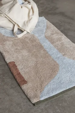Mette Ditmer - FIGURA rug, small - Light blue