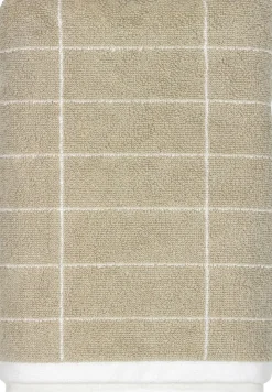 Mette Ditmer - FLINESTEN gæstehåndklæde, 2-pak, Sand / Off-white