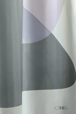 Mette Ditmer - GALLERI badeforhæng, Frostgrøn